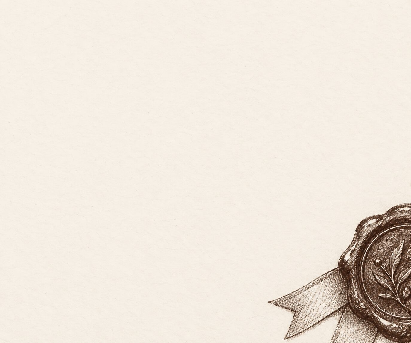 Hand-drawn seal illustration